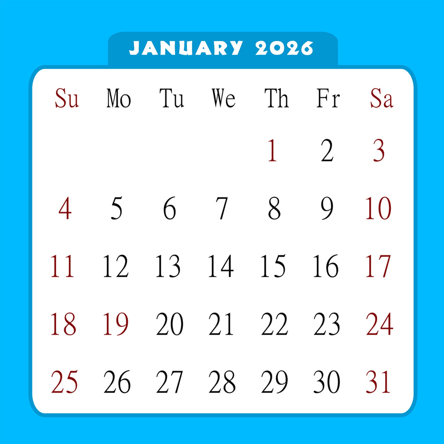 2026 CD-Style Desk Calendar 12 Months Calendar / Planner / Desk Calendar With CD Case Stand, Office Decor, Christmas Gifts (Edition #07)