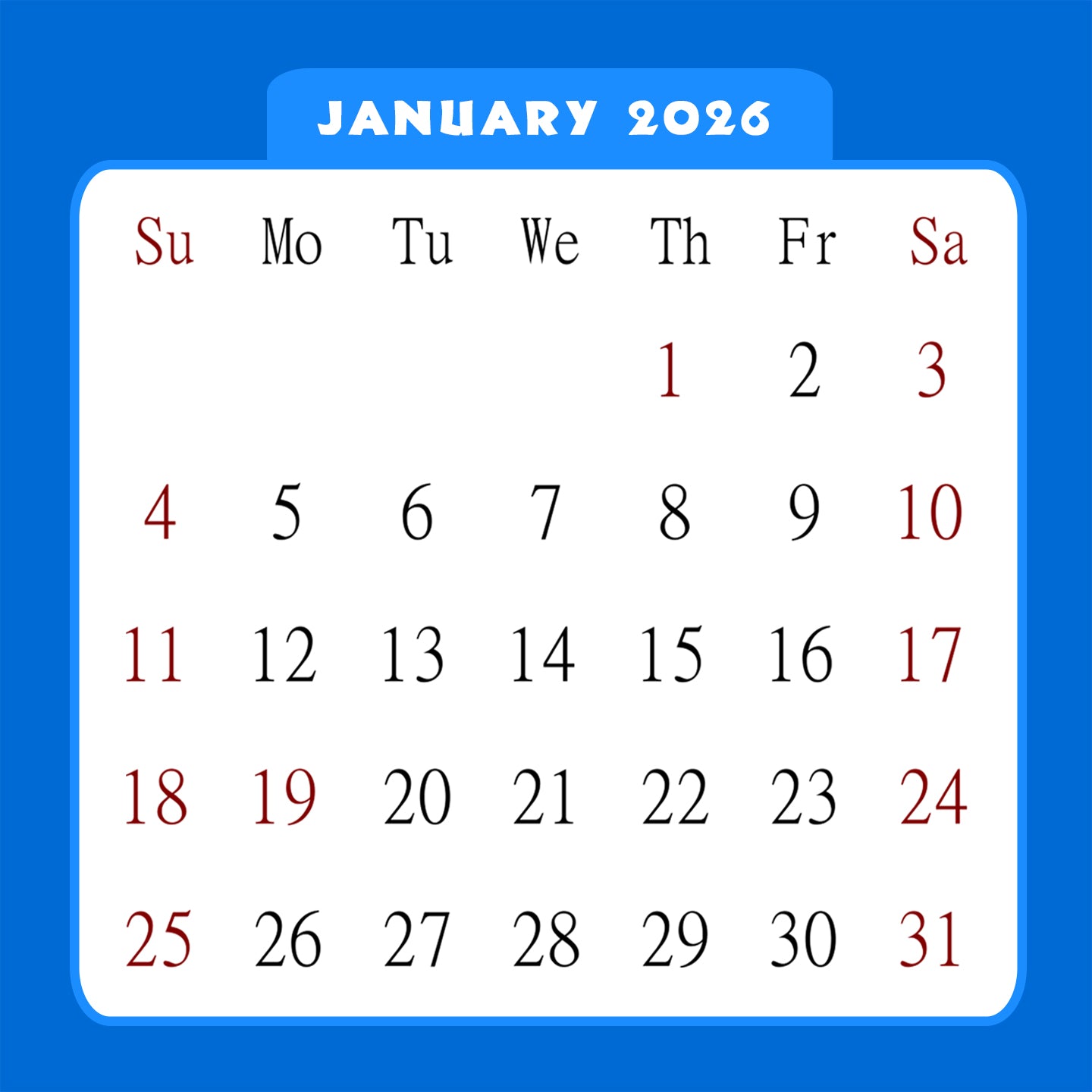 2026 CD-Style Desk Calendar 12 Months Calendar / Planner / Desk Calendar With CD Case Stand, Office Decor, Christmas Gifts (Edition #06)