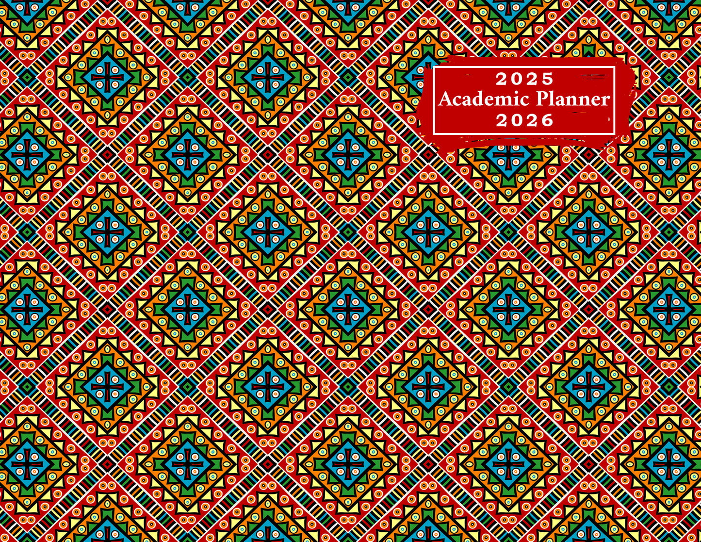 2025-2026 Student Academic Planner Calendar - School College Weekly Agenda #02