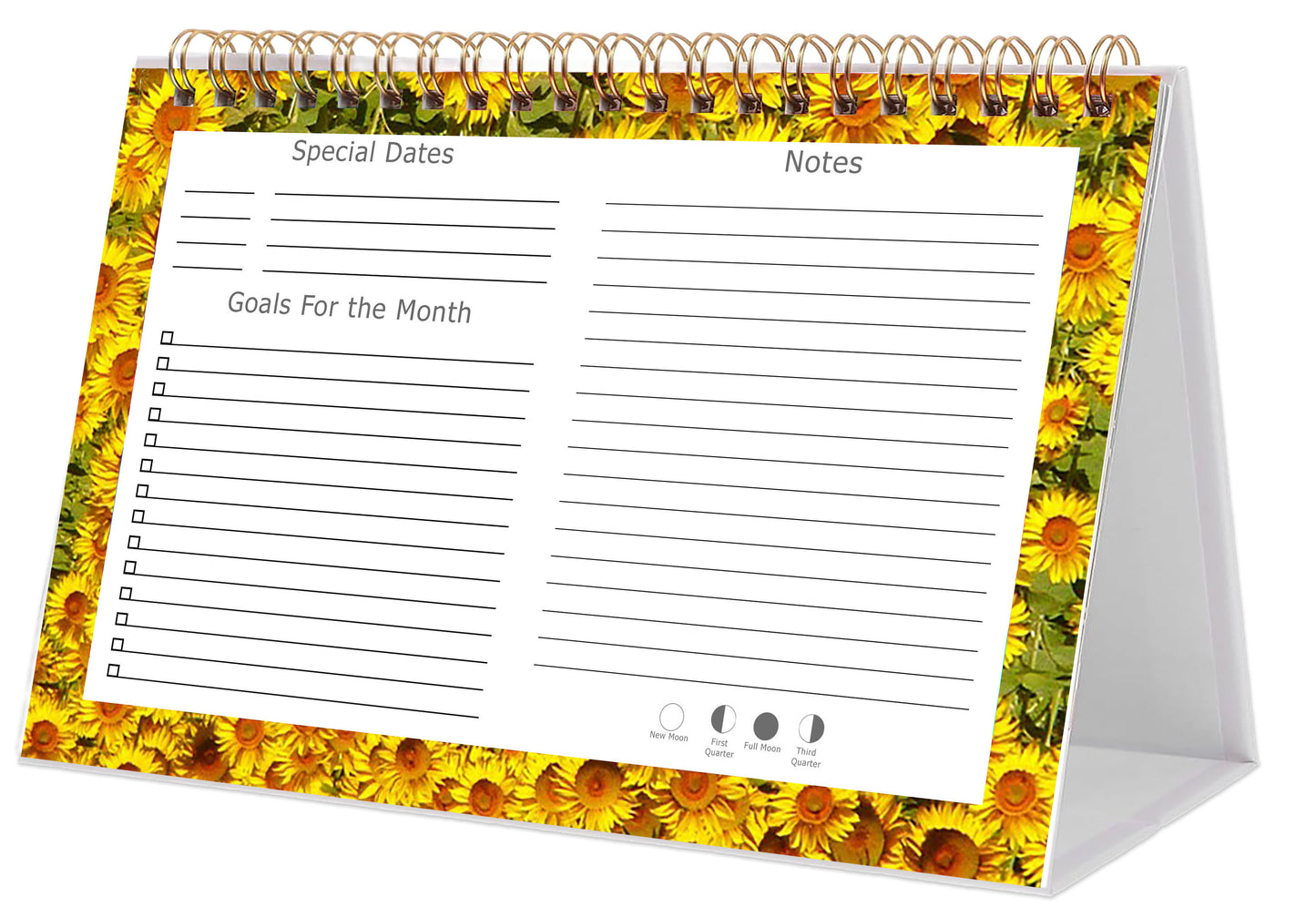2025-2026 18 Months Standing Flip Desk Calendar Desktop Planner 013