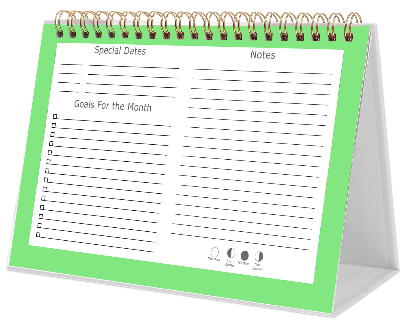 2025-2026 18 Months Standing Flip Desk Calendar Desktop Planner 05
