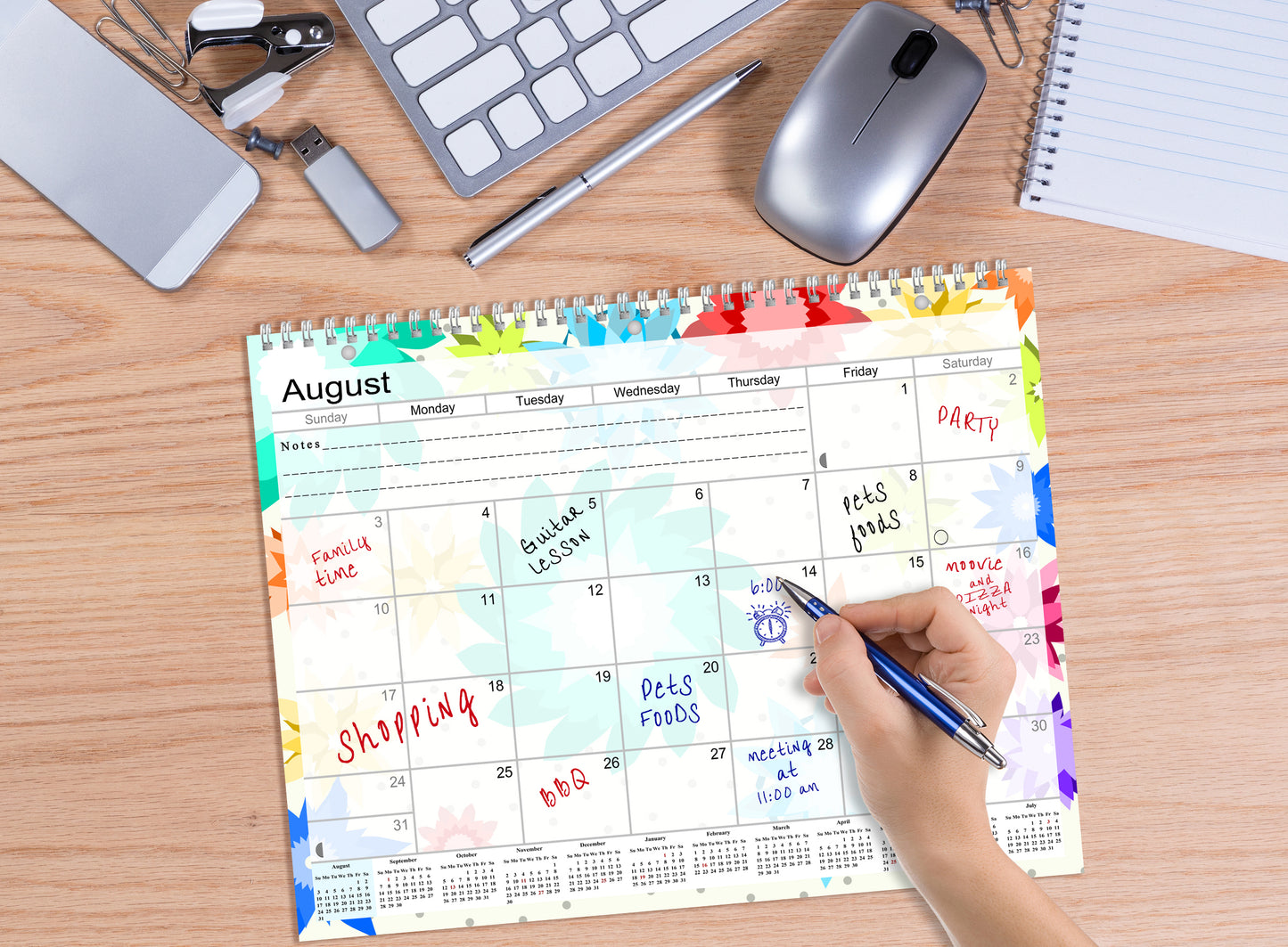 2026 - 2027 Academic Year 12 Months Student Calendar 3-Ring Binder (Edition #08)