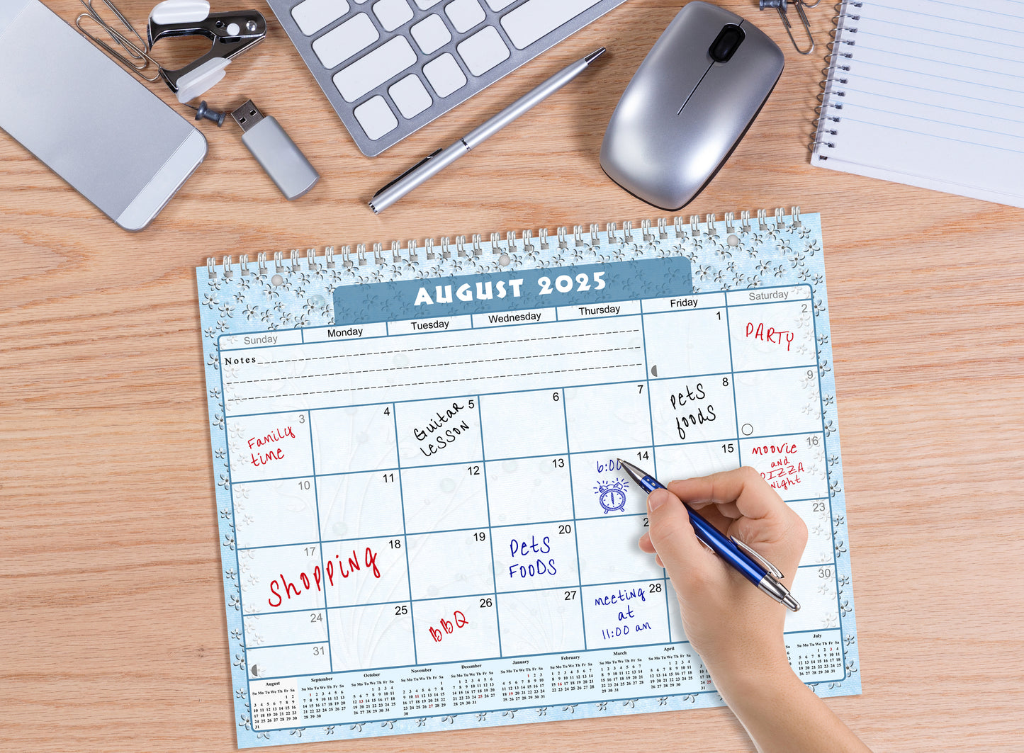 2025 - 2026 Academic Year 12 Months Student Calendar 3-Ring Binder (Edition #011)