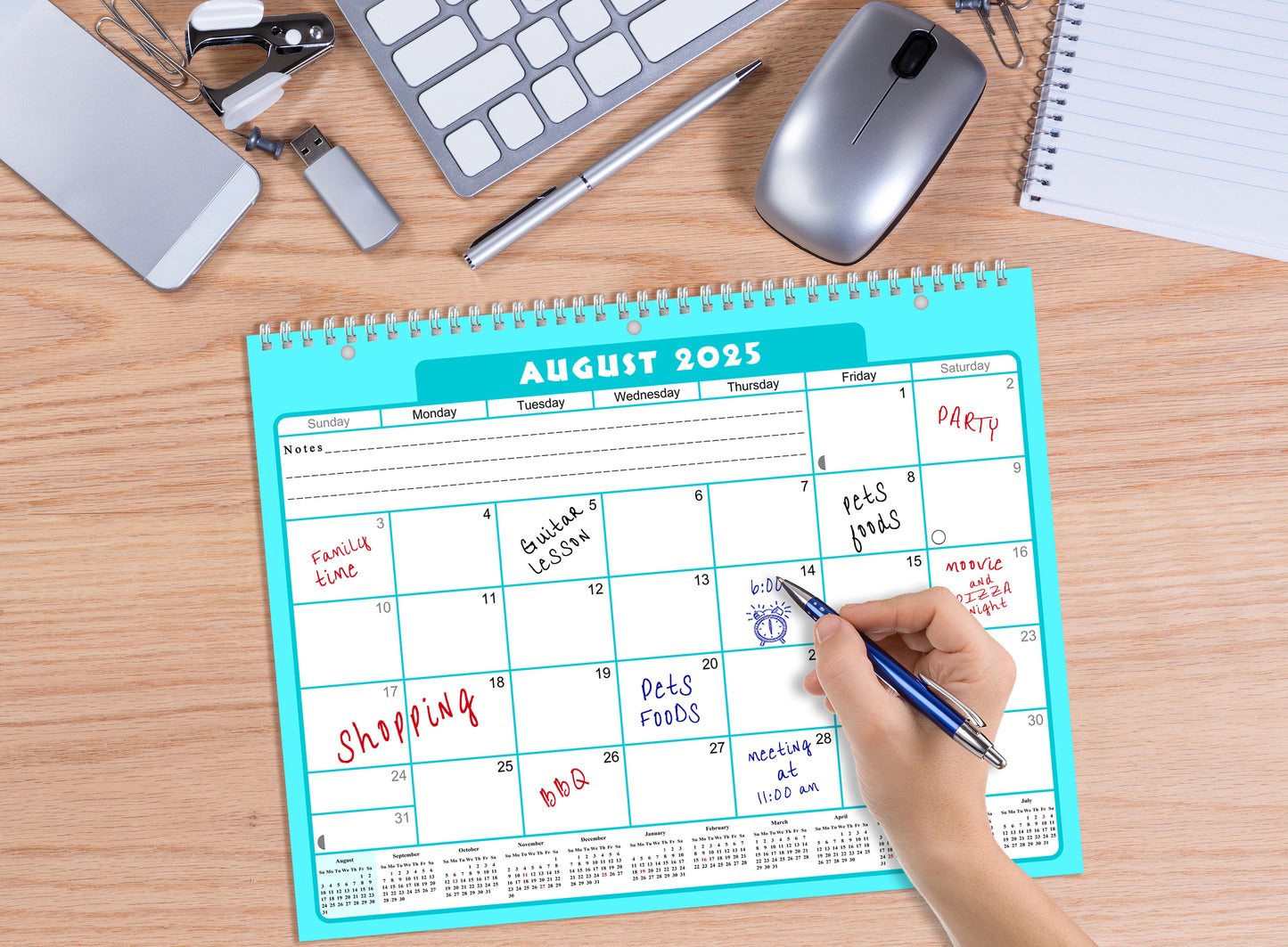 2025 - 2026 Academic Year 12 Months Student Calendar 3-Ring Binder (Edition #06)