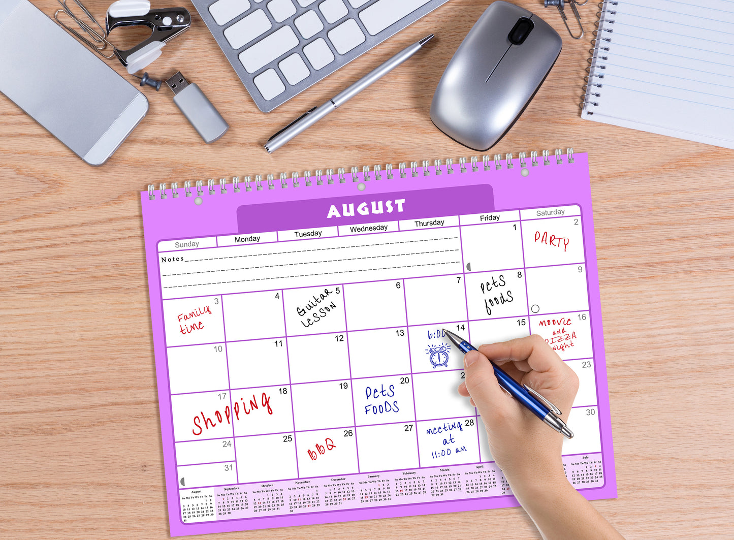2026 - 2027 Academic Year 12 Months Student Calendar 3-Ring Binder (Edition #05)