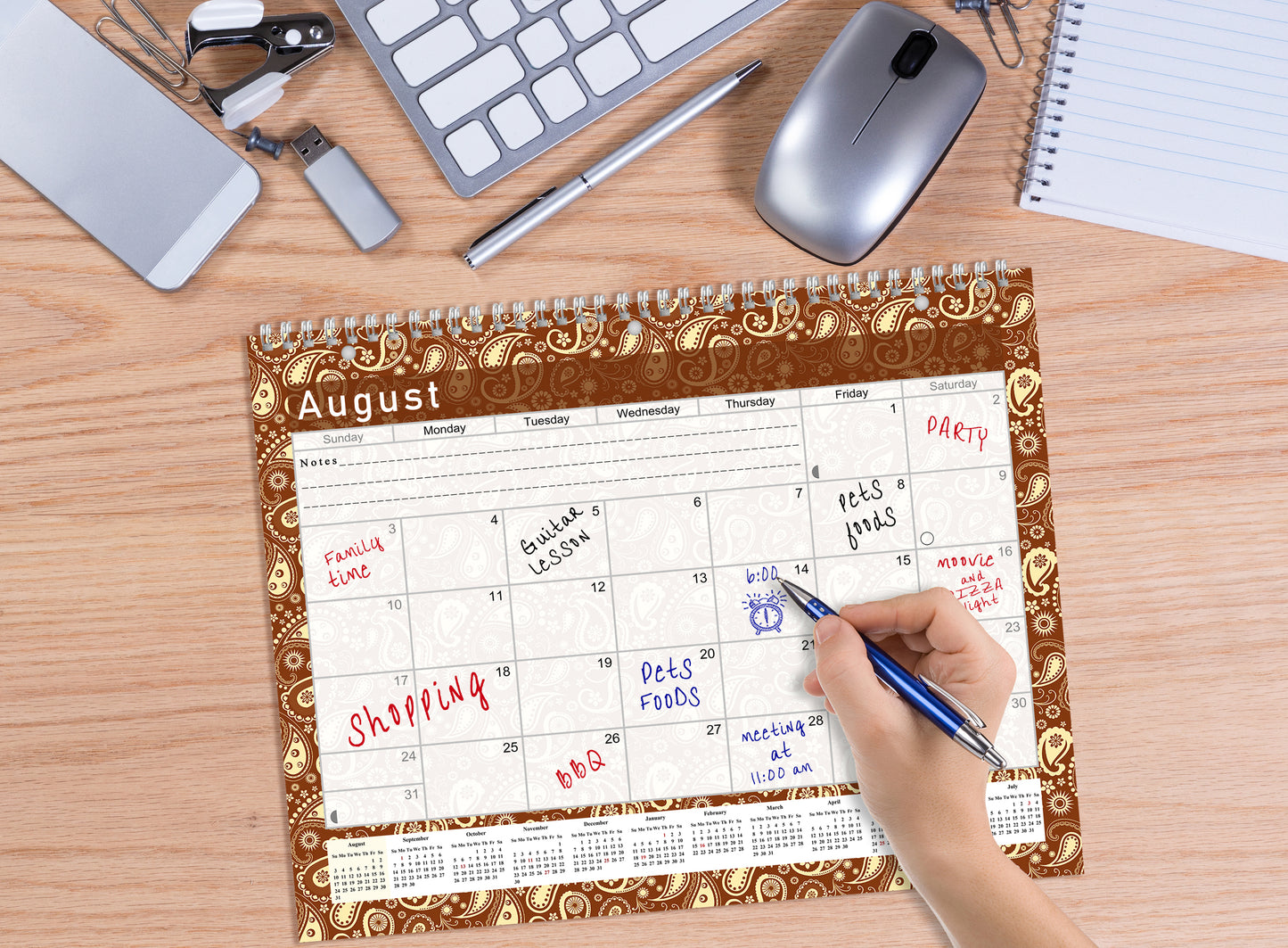 2026 - 2027 Academic Year 12 Months Student Calendar 3-Ring Binder (Edition #017)