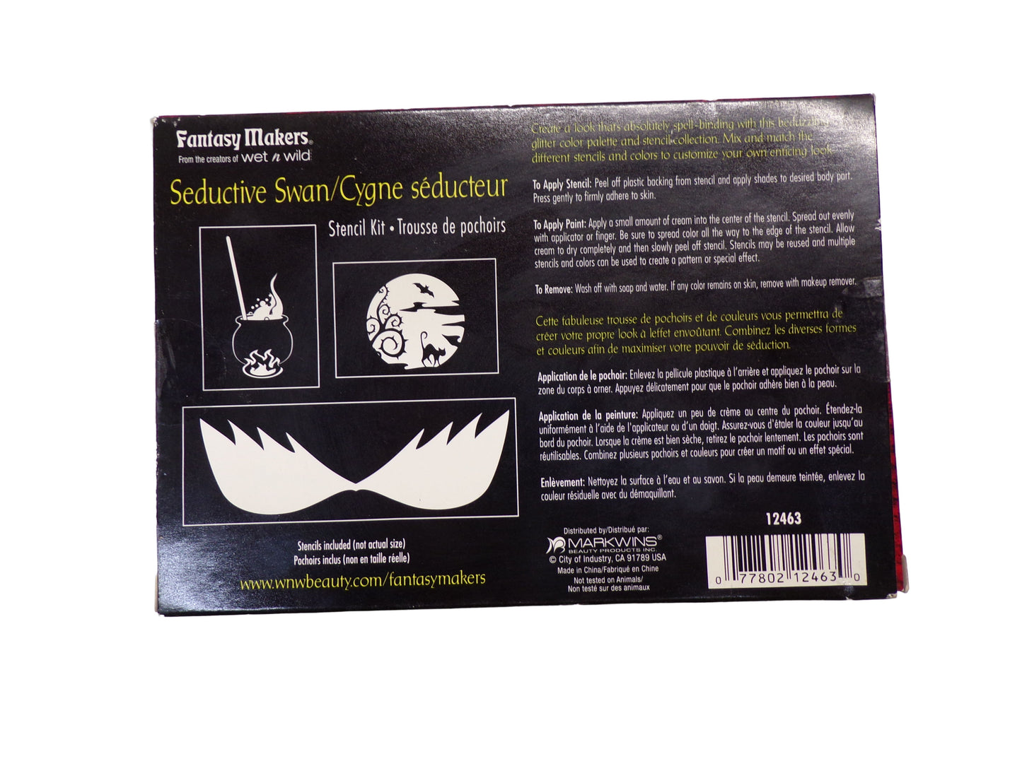 Fantasy Makers Hauntingly Hip Stencil Kit #12463 Seductive Swan