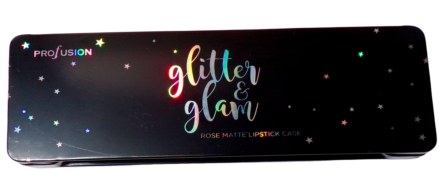 Profusion Glitter & Glam Plum & Rose Matte Lipstick Palette (Set of 2)