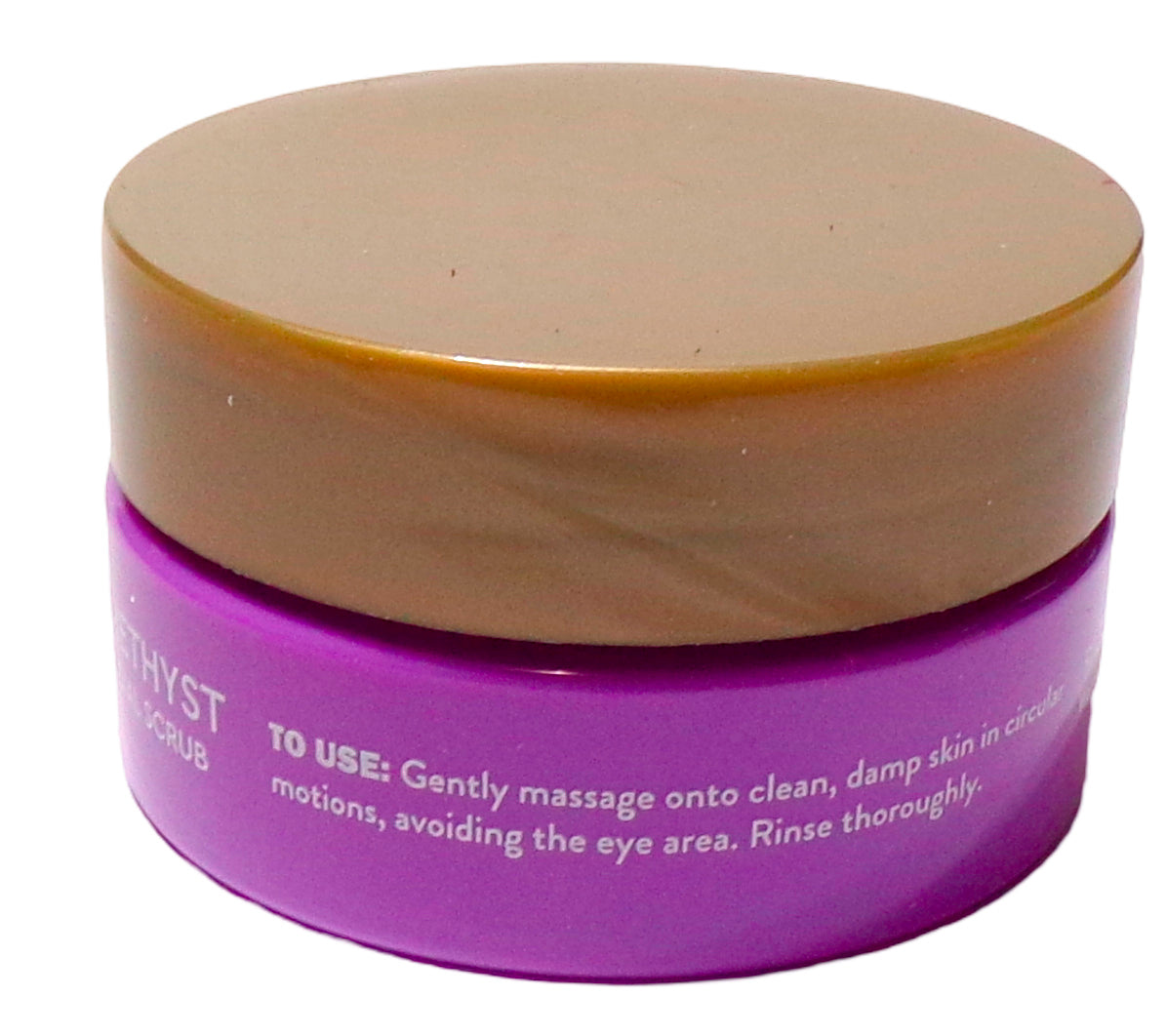 Global Beauty Amethyst Facial Scrub Polishing 1oz & Jade Gel Cream Moisturizing