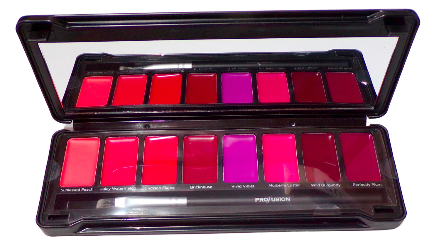 Profusion Glitter & Glam Plum & Rose Matte Lipstick Palette (Set of 2)
