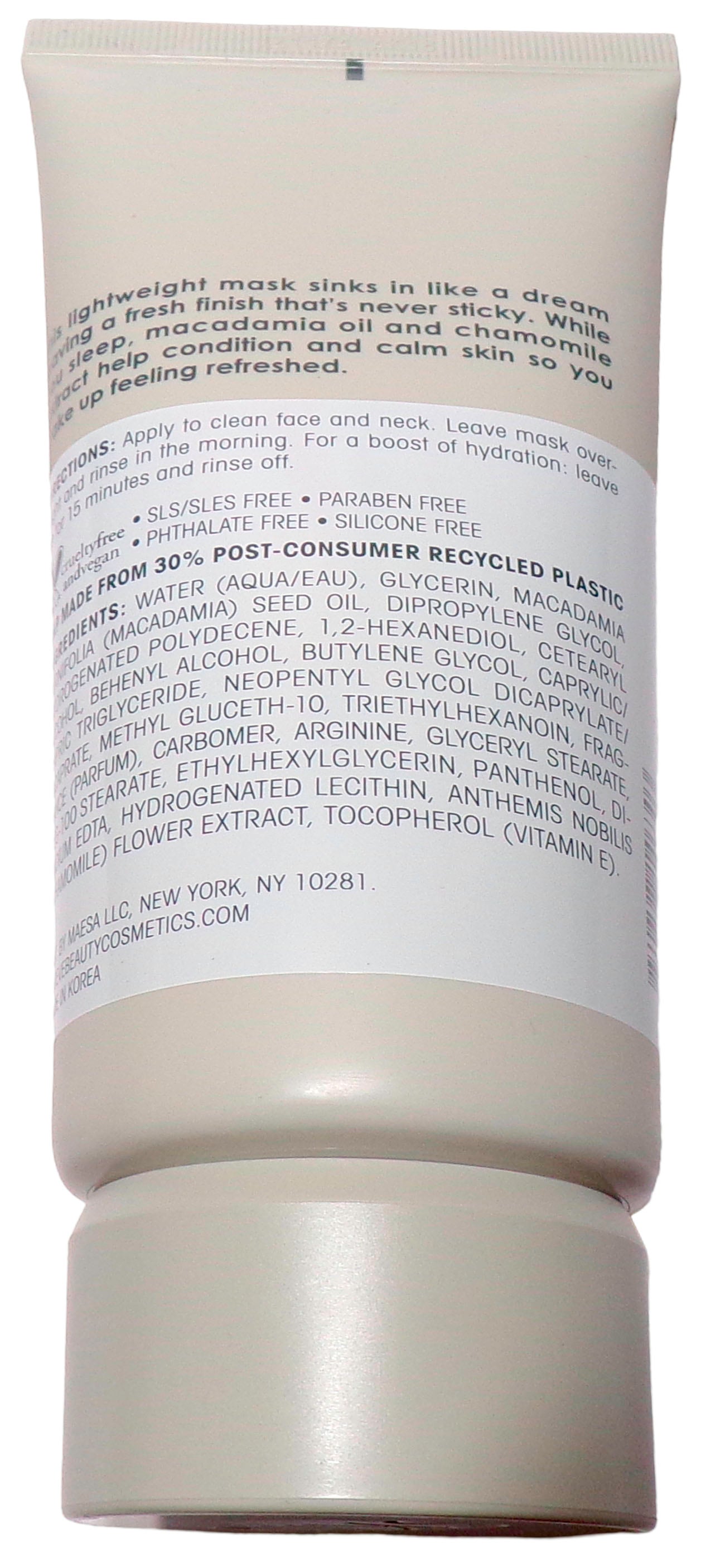 Skin Believe Beauty Hydrating Overnight Mask Macadamia + Chamomile 6oz Set of 2