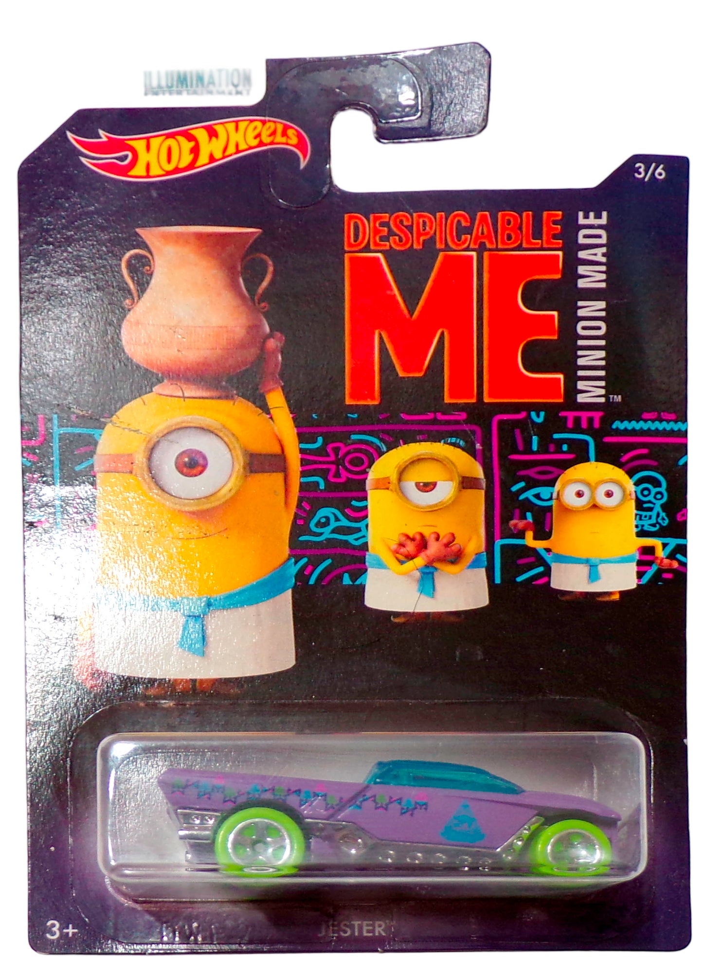 Hot Wheels Despicable Me Minion Made Series - JESTER - #3/6