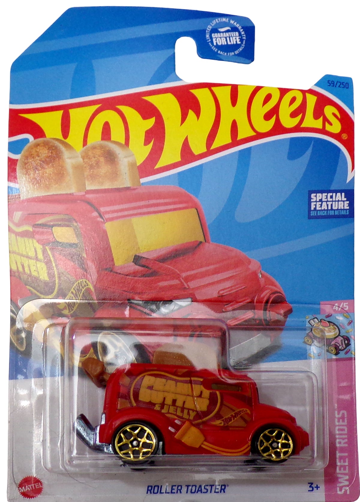 Hot Wheels 2023 HW Sweet Rides Series #4/5 Roller Toaster