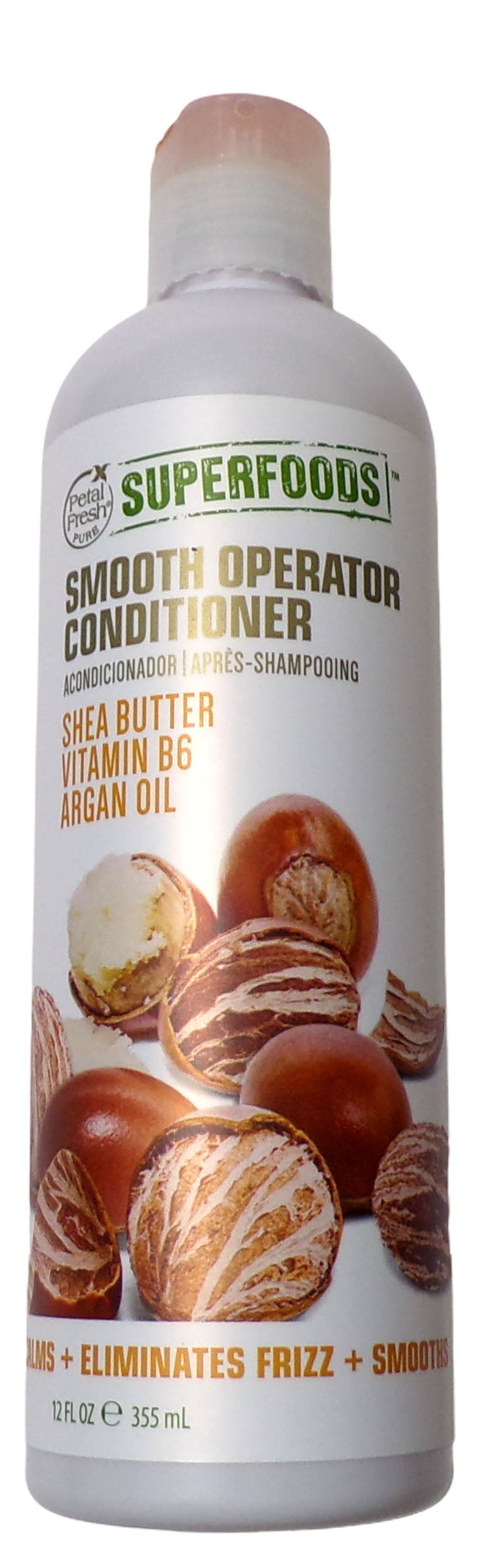 SuperFoods Smoothing Conditioner Shea Butter, Argan Oil, Vit.B6 -12 oz (3 Pack)