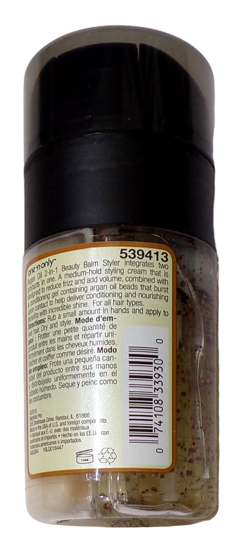 One 'n Only Argan Oil 2-in-1 Beauty Balm Styler, 4.2 oz (Set of 3)