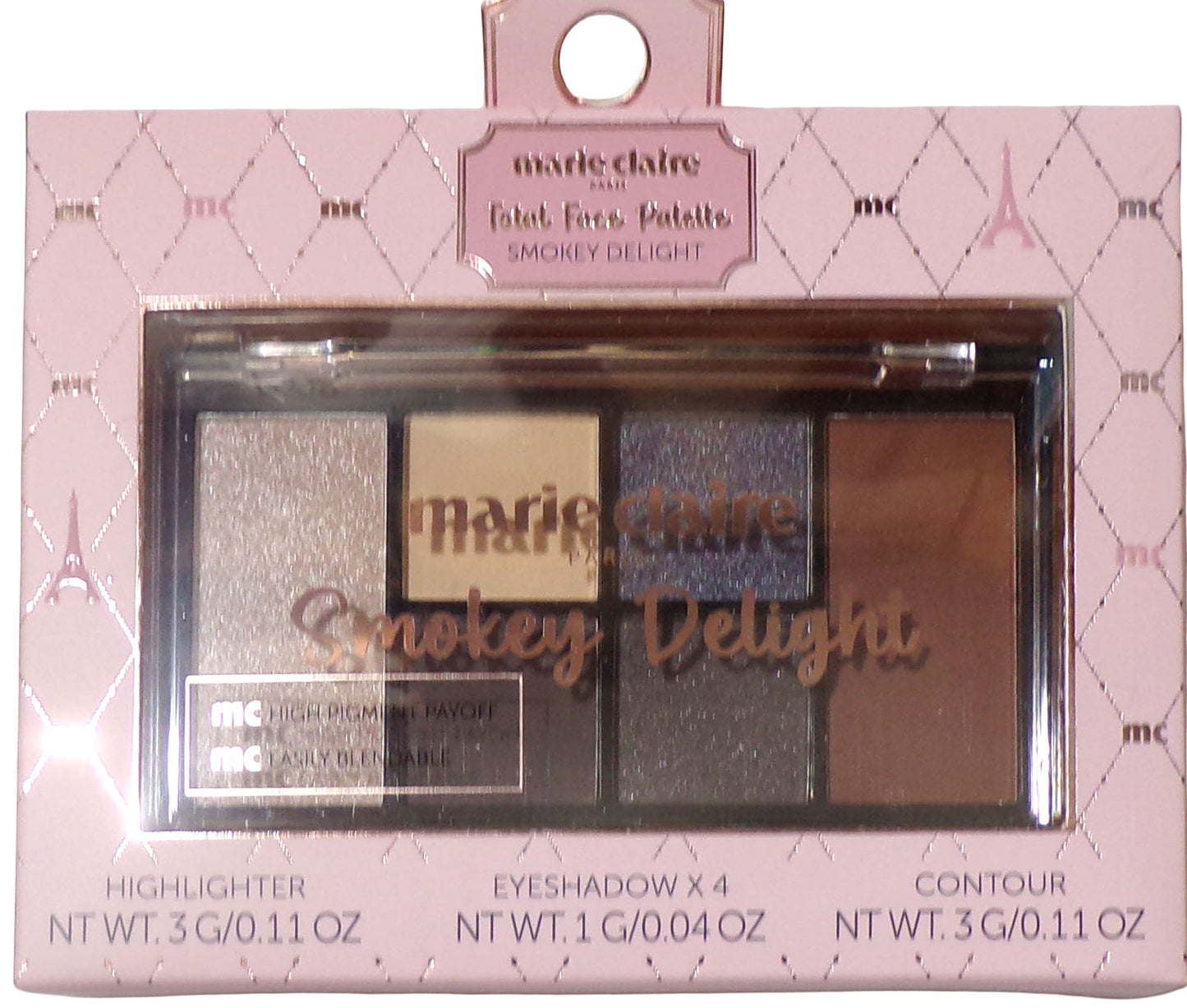 Marie Claire Paris Smokey Delight & Natural Charm Palette (Set of 2)