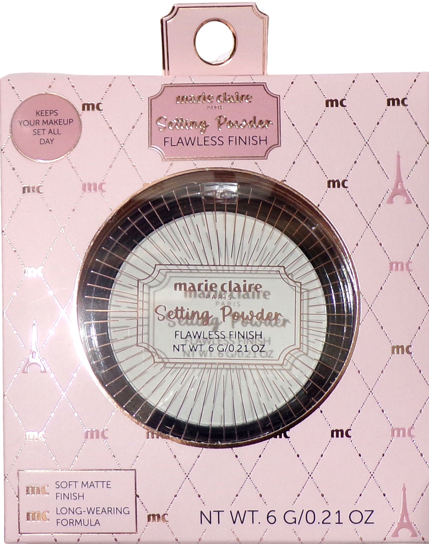 Marie Claire Makeup Setting Powder Flawless Finish Soft Matte Finish