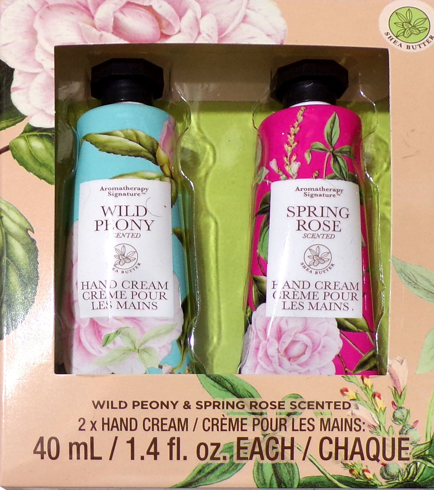 Aromatherapy Signature Wild Peony &Spring Rose - Hand Cream Set 1.4oz each