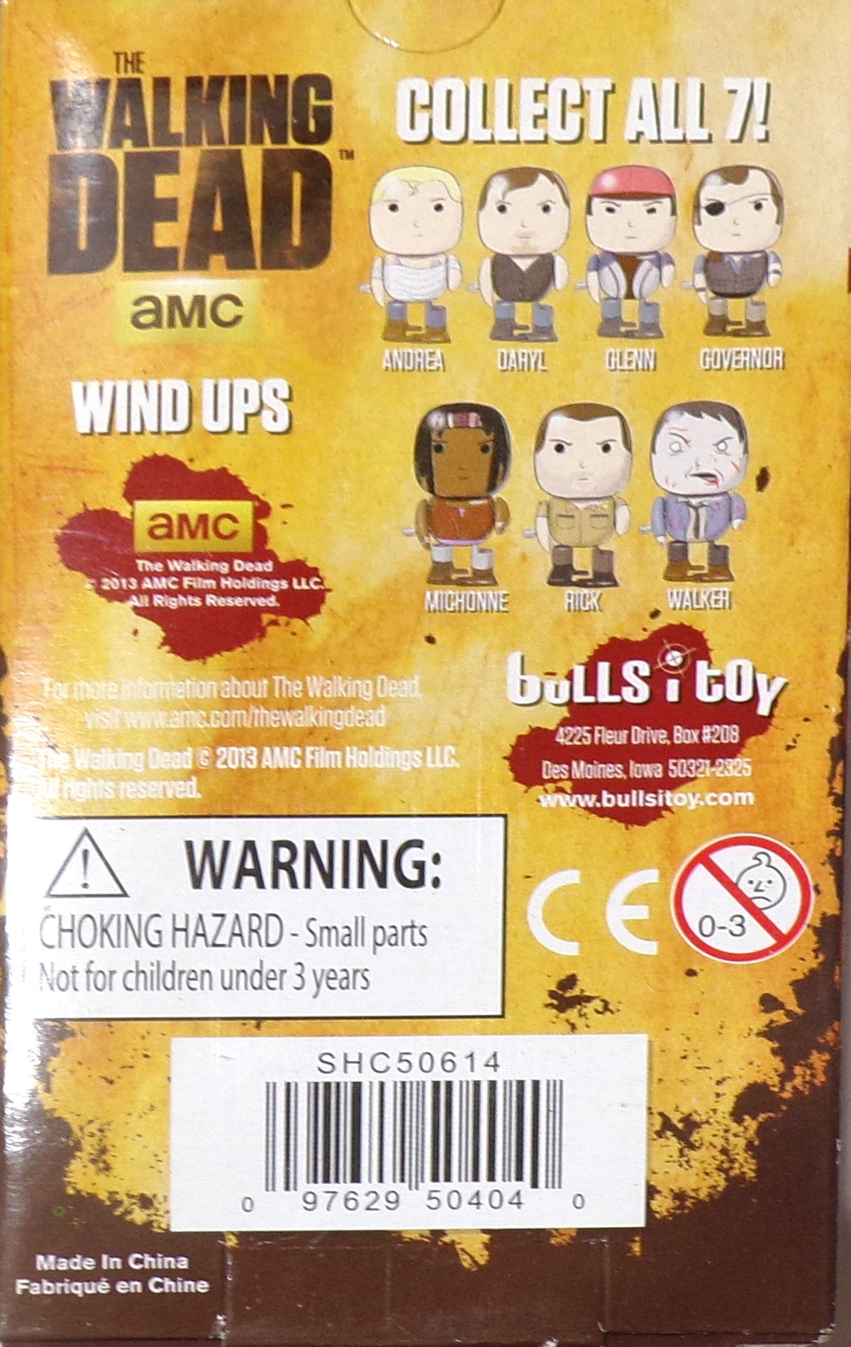 THE WALKING DEAD AMC WIND UP TOY SET FIGURE