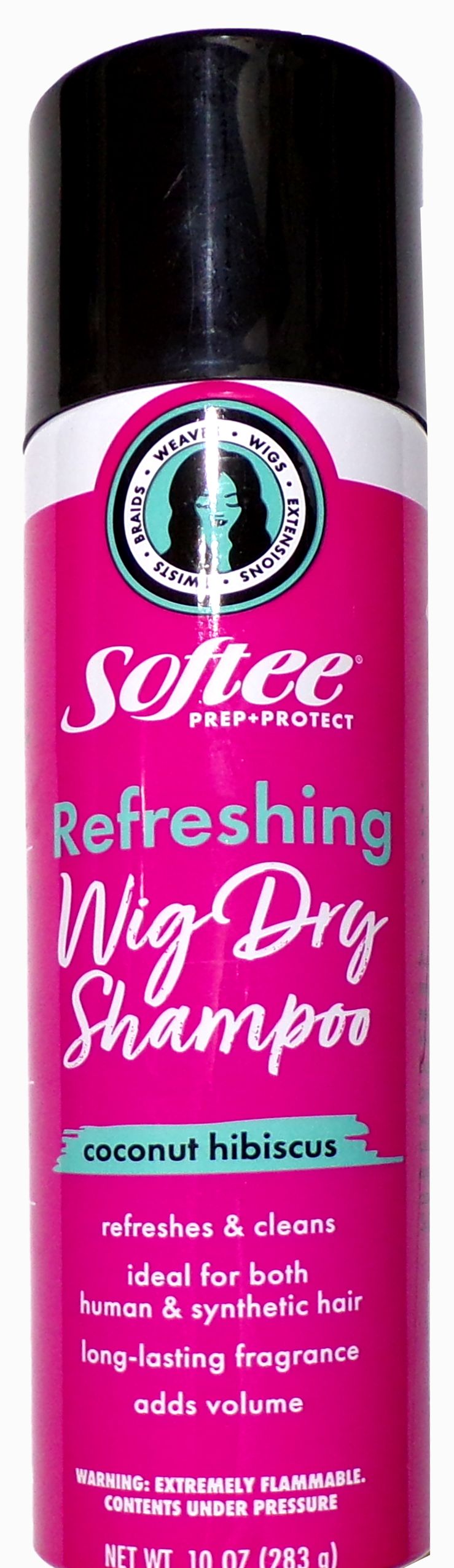 Softee Wig Weave Dry Shampoo Coconut Hibiscus 10oz (Set of 2)