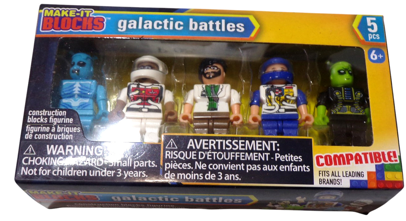 Make It Blocks Galactic Battles 5 Piece Set Compatible Fits All Leading Brands