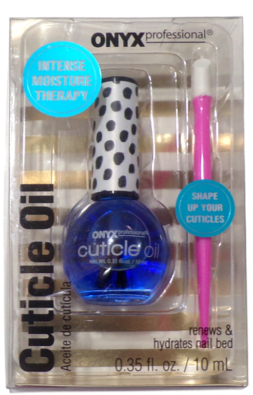ONYX Professional CUTICLE OIL + Cuticle Pusher INTENSE MOISTURE THERAPY Set