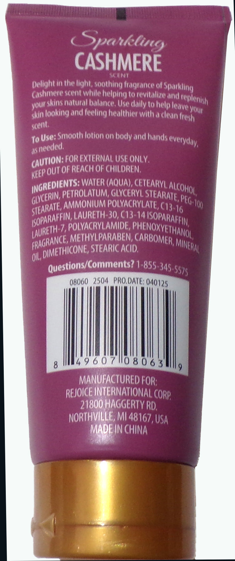 SPARKLING CASHMERE HAND & BODY LOTION 5.5 Oz Each LIMITED EDITION (Set of 2)