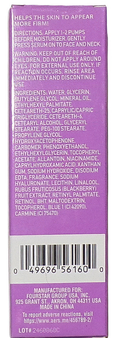 B-pure Glow Up Revitalizing Serum with Blackberry Extract 1oz (Set of 2)