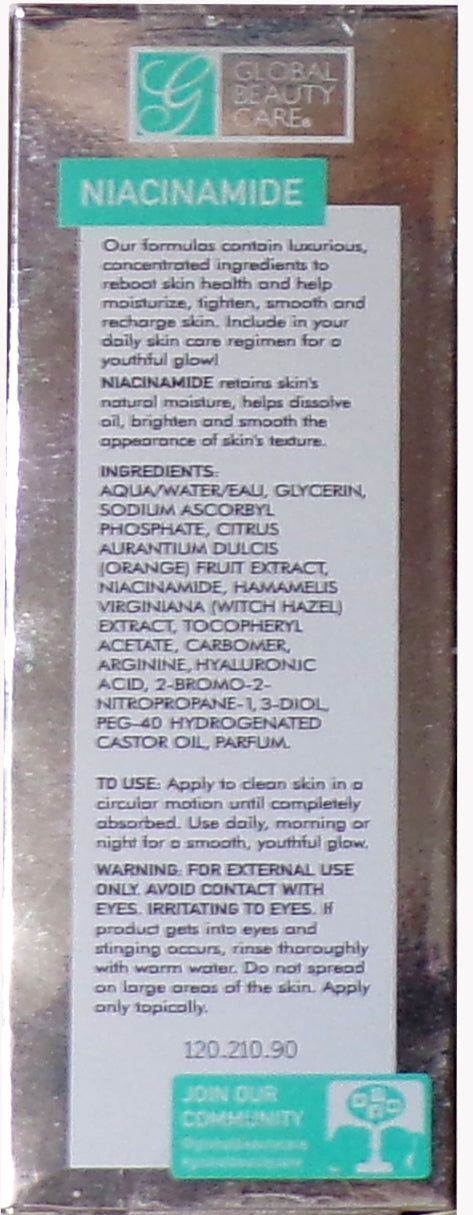 Global Beauty Care Multi-Vitamin Serum Vitamins B,C,E & Niacinamide