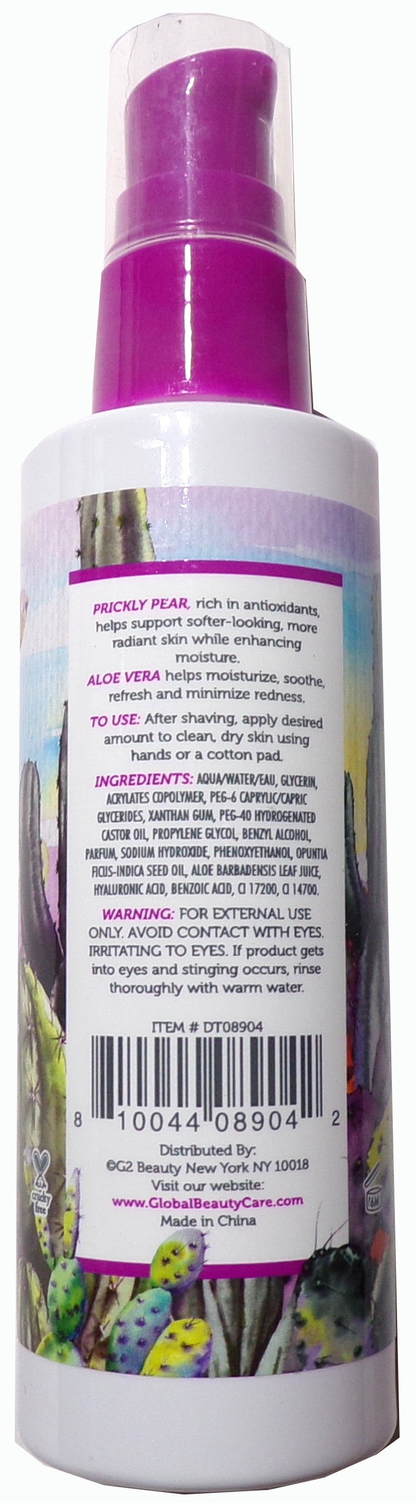 Global Beauty Care Cactus Quench Post-Shave Serum 3.3 fl oz (Set of 2)