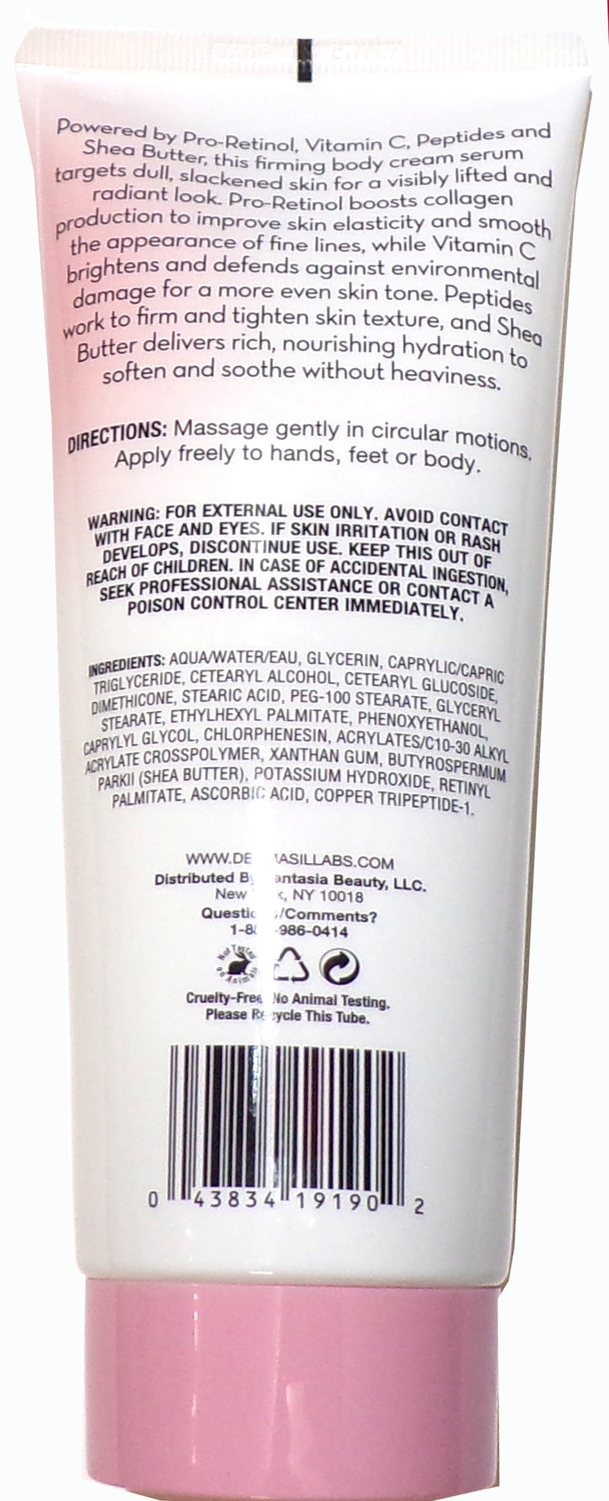 Dermasil Pro-Retinol Firming Body Cream Serum 3-Pack, 8 fl. oz. each