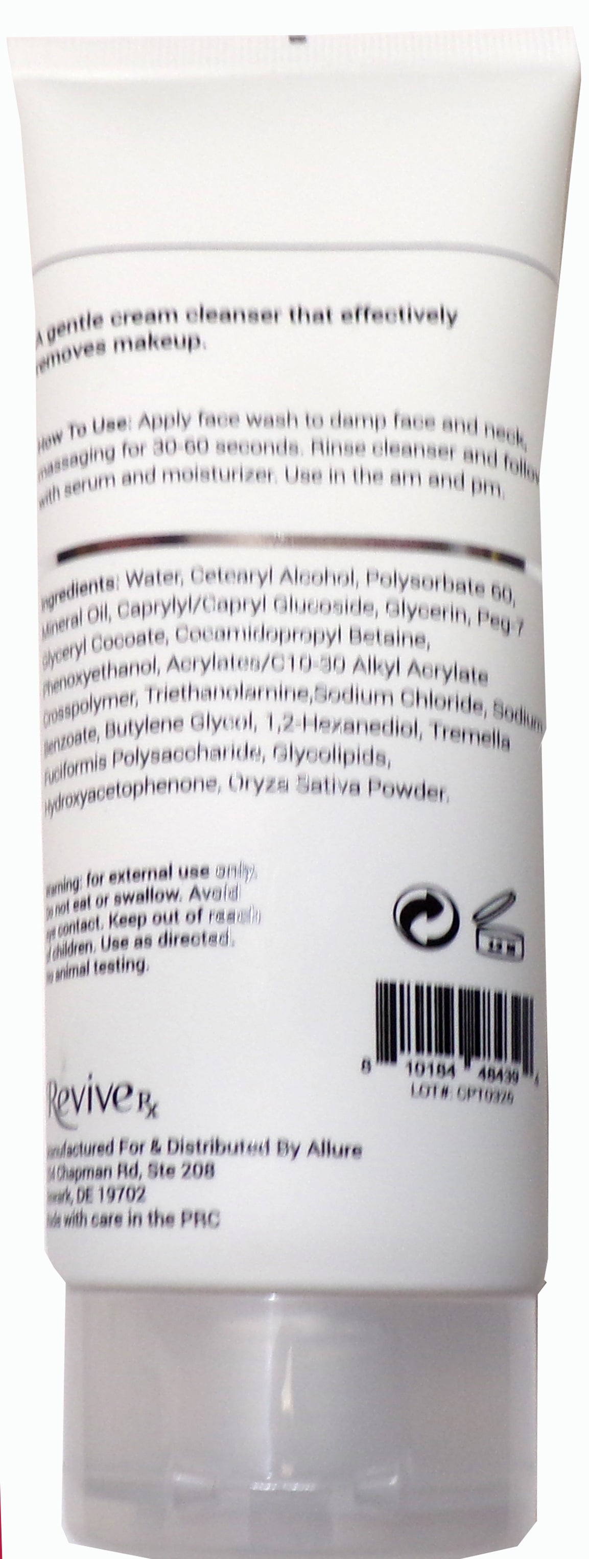 Revive Rx Glycolipid Cream Face Cleanser 3-Pack, 15 fl. oz.