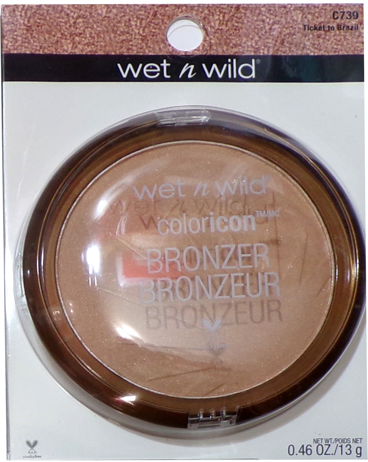 wet n wild Color Icon Bronzer C739 Ticket to Brazil, 0.46 oz.