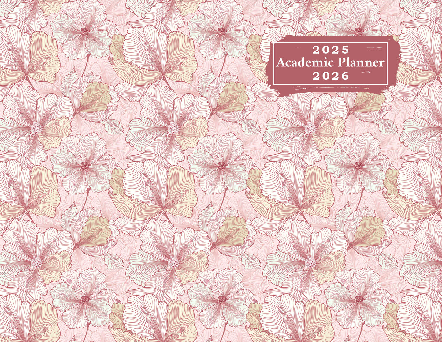 2025-2026 Student Academic Planner Calendar - School College Weekly Agenda #010
