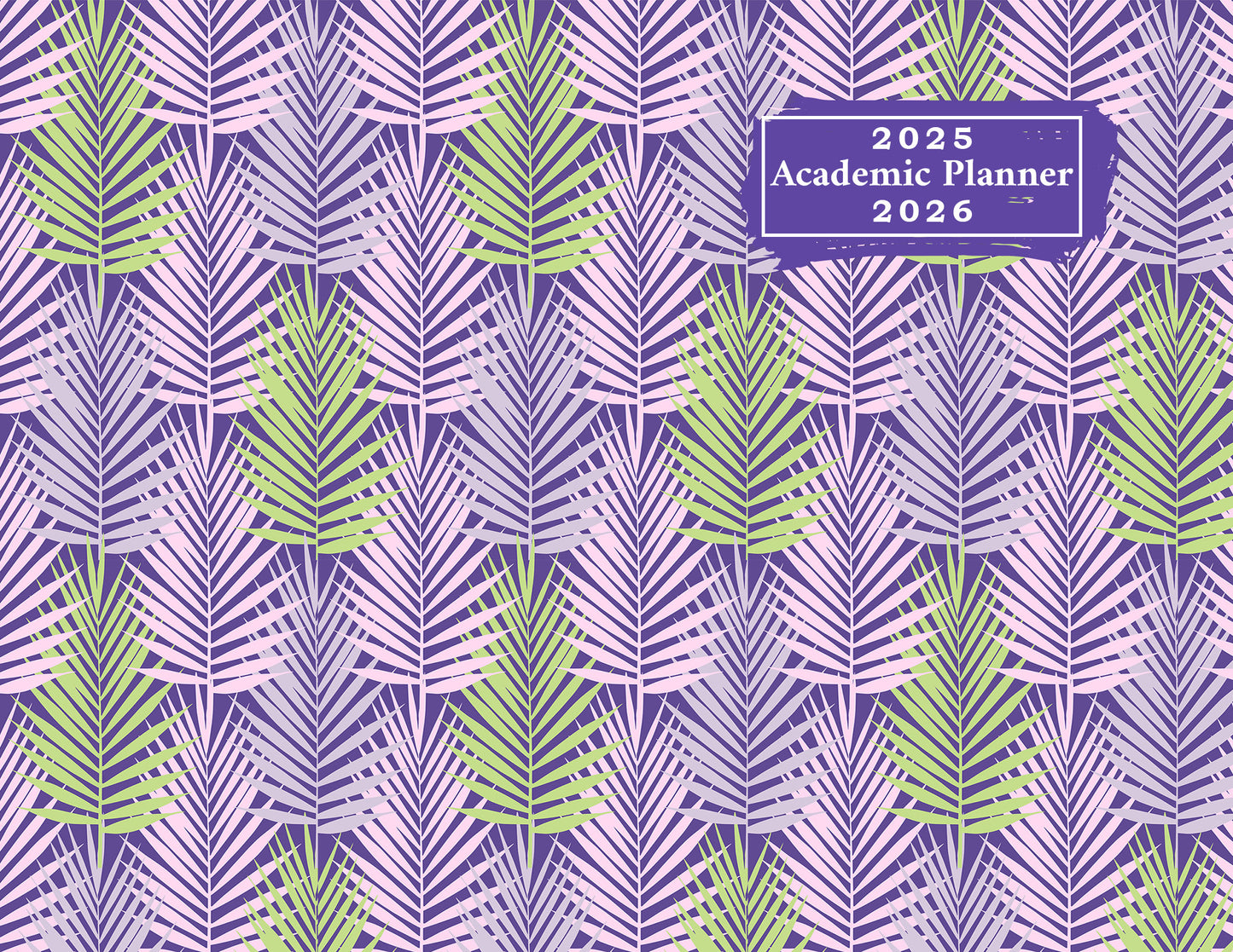 2025-2026 Student Academic Planner Calendar - School College Weekly Agenda #012