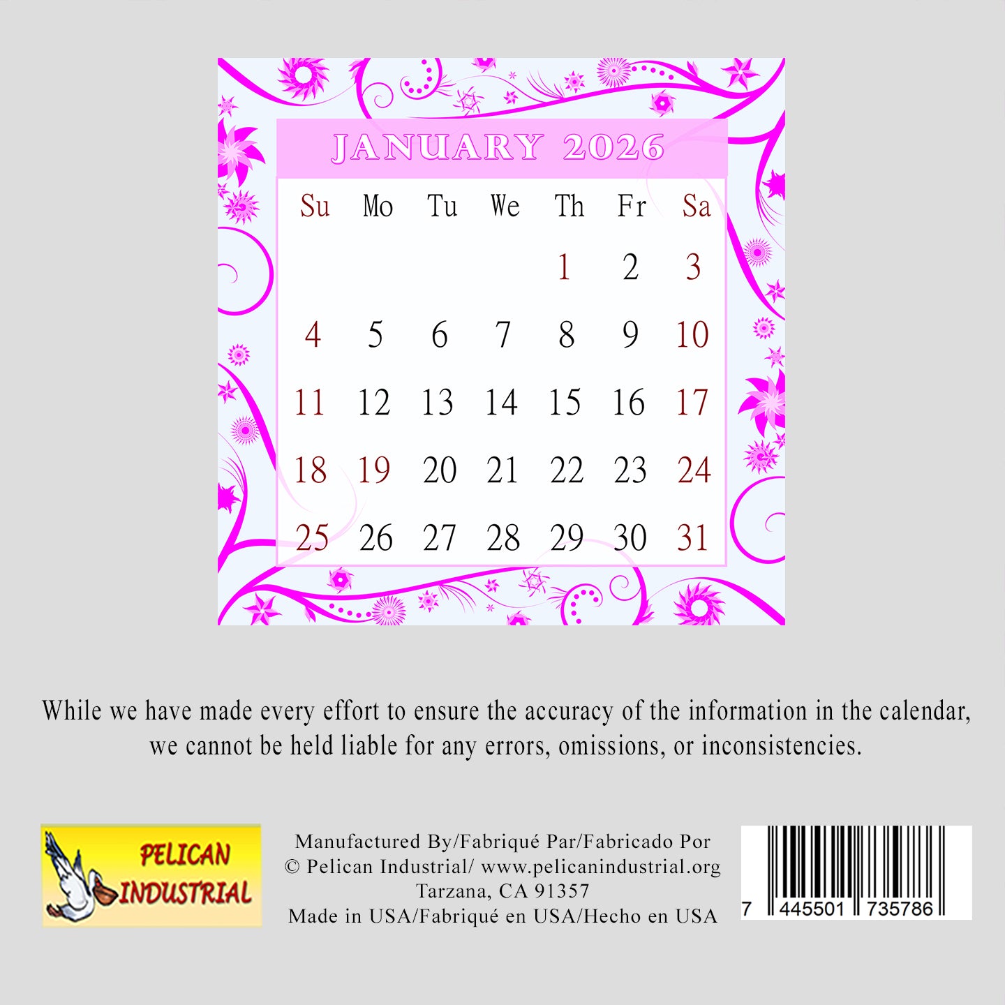 2026 CD-Style Desk Calendar 12 Months Calendar / Planner / Desk Calendar With CD Case Stand, Office Decor, Christmas Gifts (Edition #10)