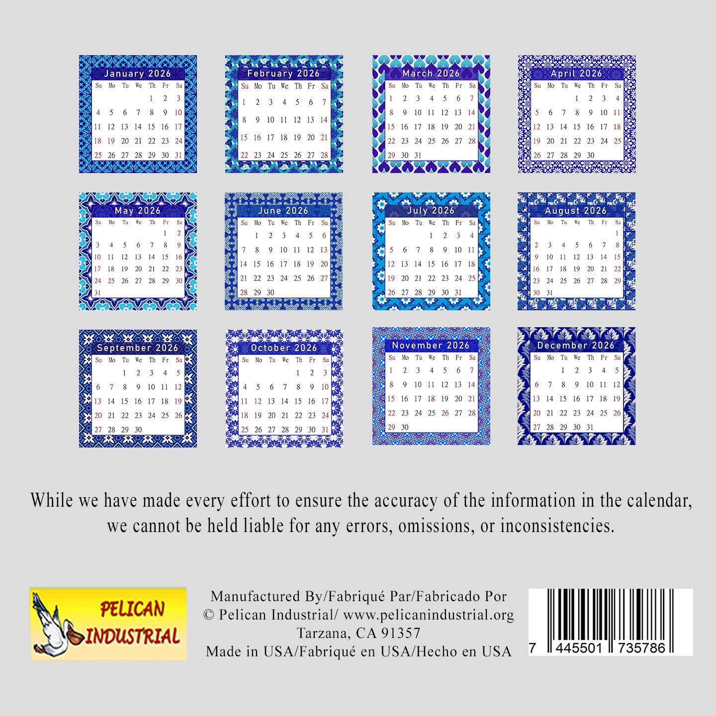 2026 CD-Style Desk Calendar 12 Months Calendar / Planner / Desk Calendar With CD Case Stand, Office Decor, Christmas Gifts (Edition #18)