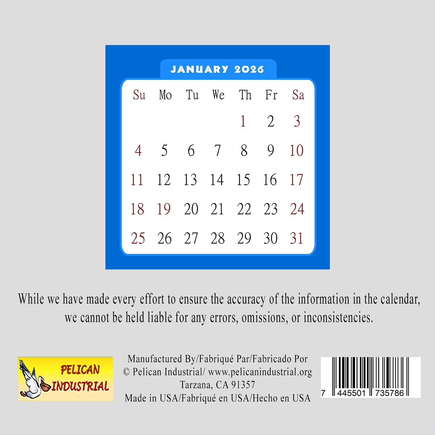 2026 CD-Style Desk Calendar 12 Months Calendar / Planner / Desk Calendar With CD Case Stand, Office Decor, Christmas Gifts (Edition #06)