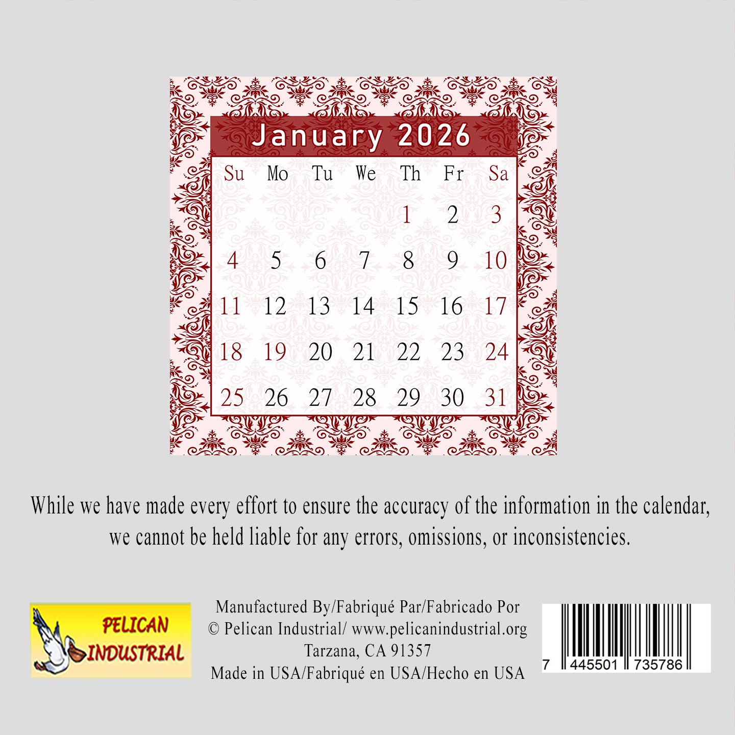 2026 CD-Style Desk Calendar 12 Months Calendar / Planner / Desk Calendar With CD Case Stand, Office Decor, Christmas Gifts (Edition #05)