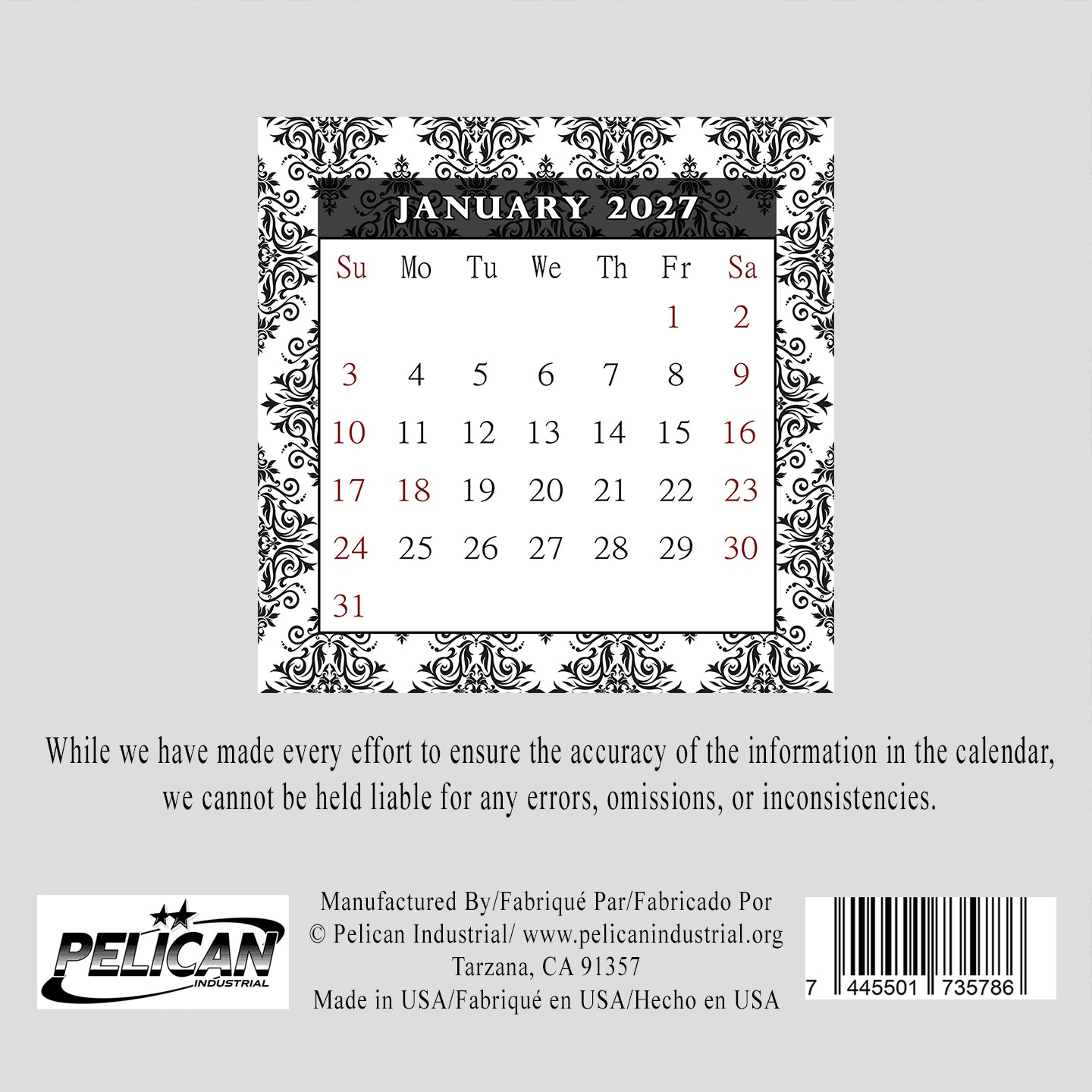 2027 CD-Style Desk Calendar 12 Months Calendar / Planner / Desk Calendar With CD Case Stand, Office Decor, Christmas Gifts (Edition #08)