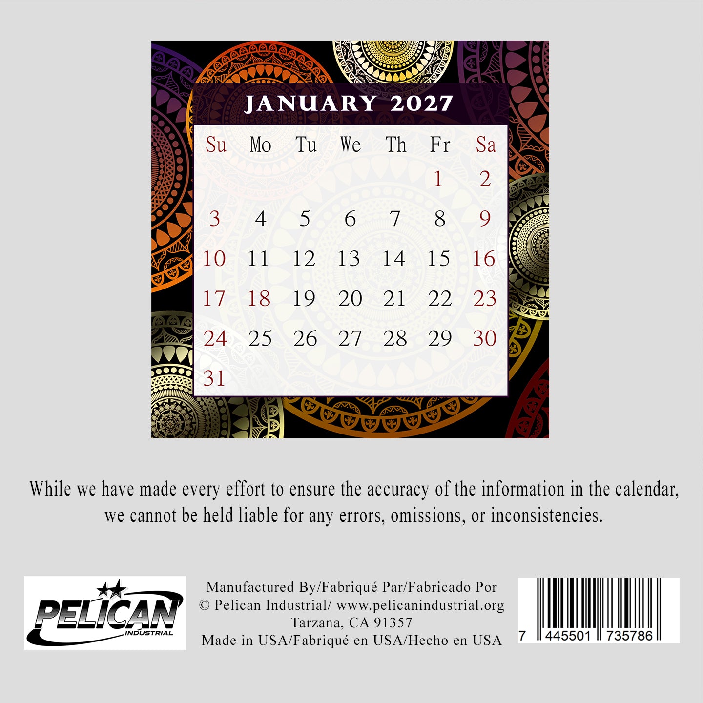 2027 CD-Style Desk Calendar 12 Months Calendar / Planner / Desk Calendar With CD Case Stand, Office Decor, Christmas Gifts (Edition #12)
