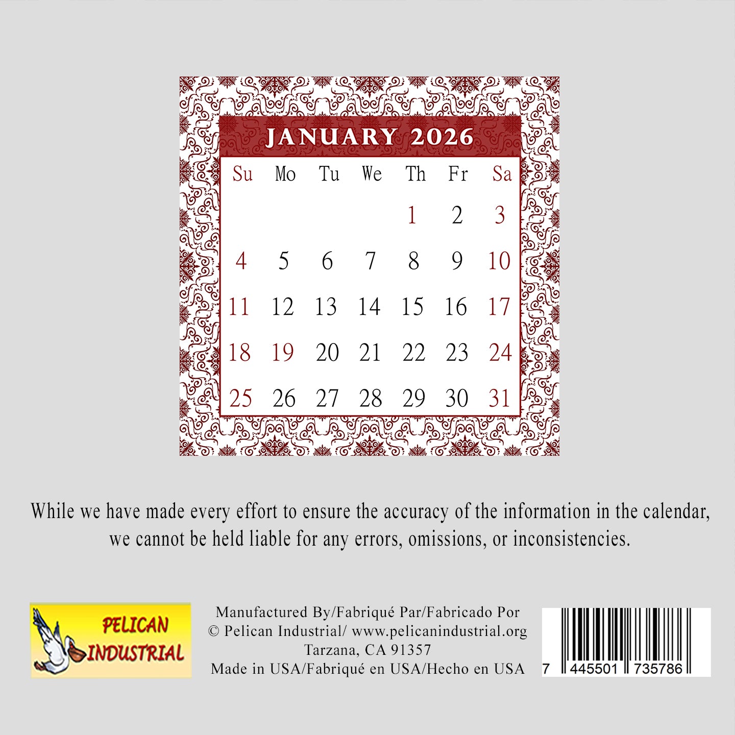 2026 CD-Style Desk Calendar 12 Months Calendar / Planner / Desk Calendar With CD Case Stand, Office Decor, Christmas Gifts (Edition #14)