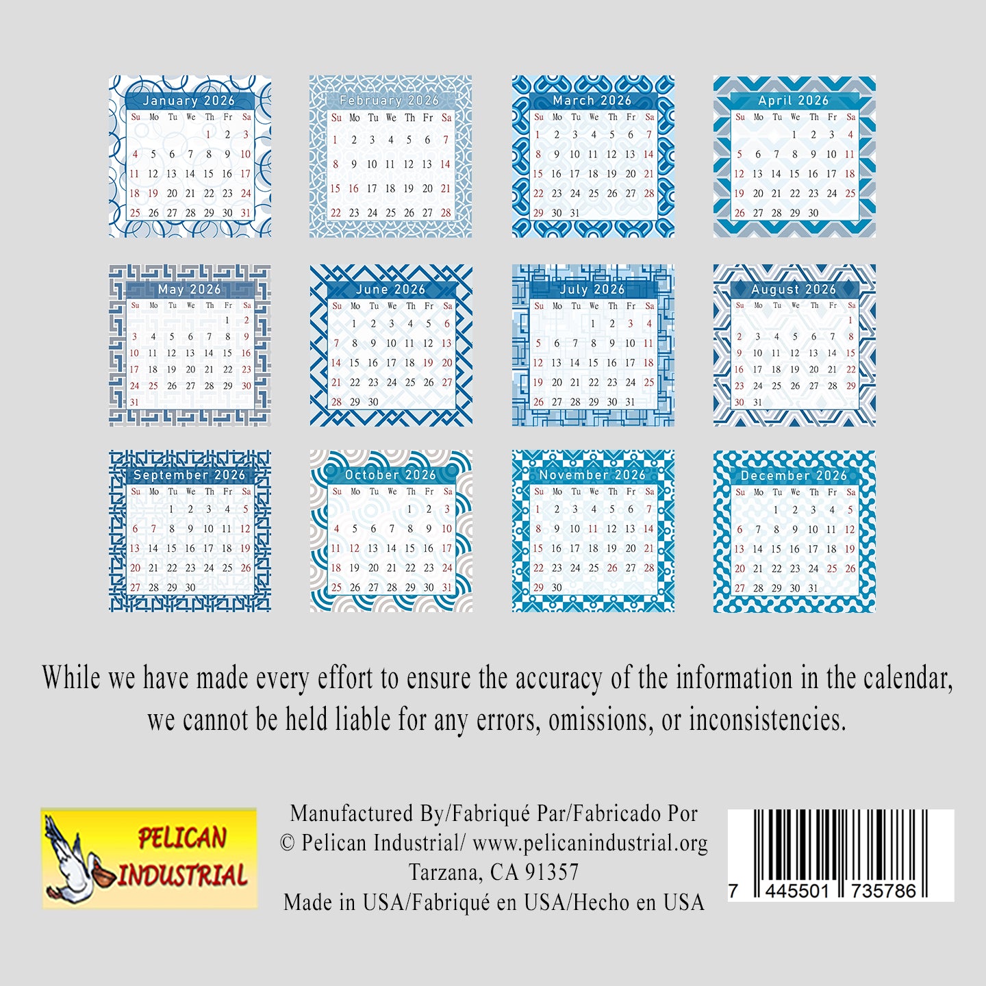 2026 CD-Style Desk Calendar 12 Months Calendar / Planner / Desk Calendar With CD Case Stand, Office Decor, Christmas Gifts (Edition #04)