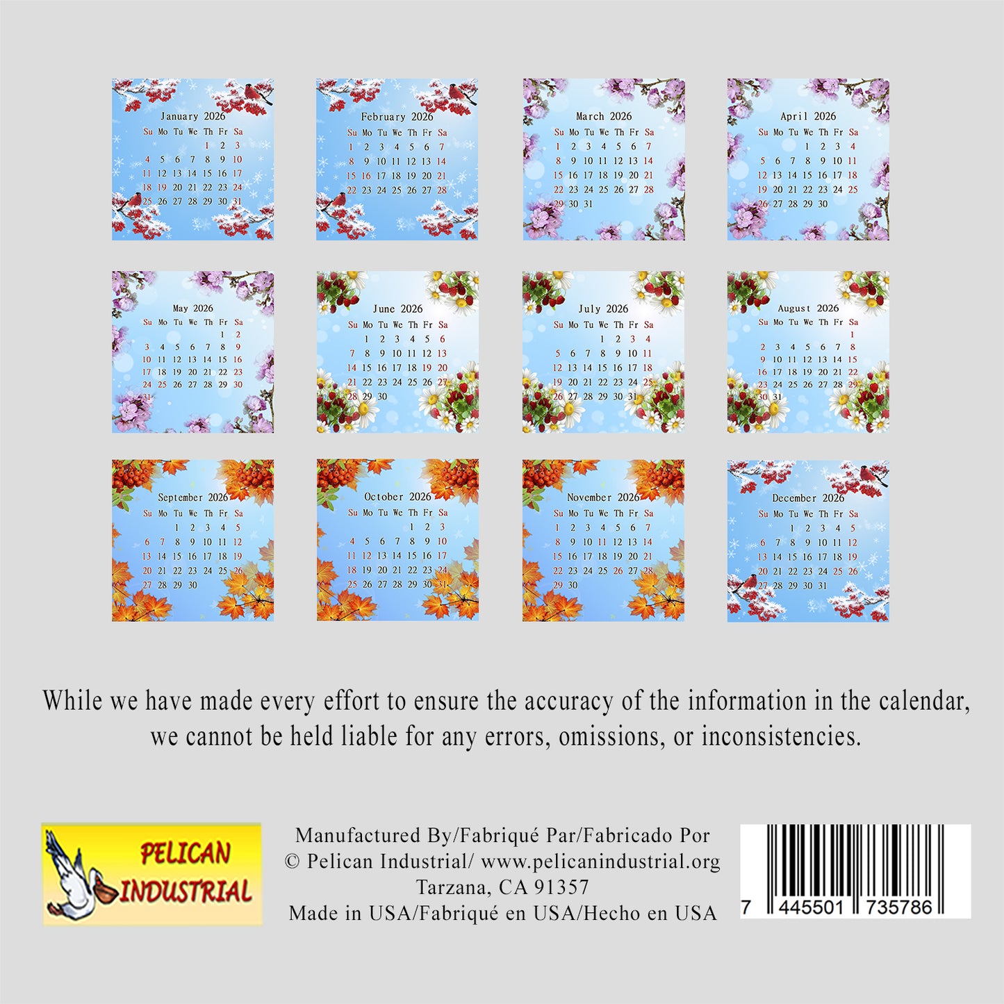 2026 CD-Style Desk Calendar 12 Months Calendar / Planner / Desk Calendar With CD Case Stand, Office Decor, Christmas Gifts (Edition #16)