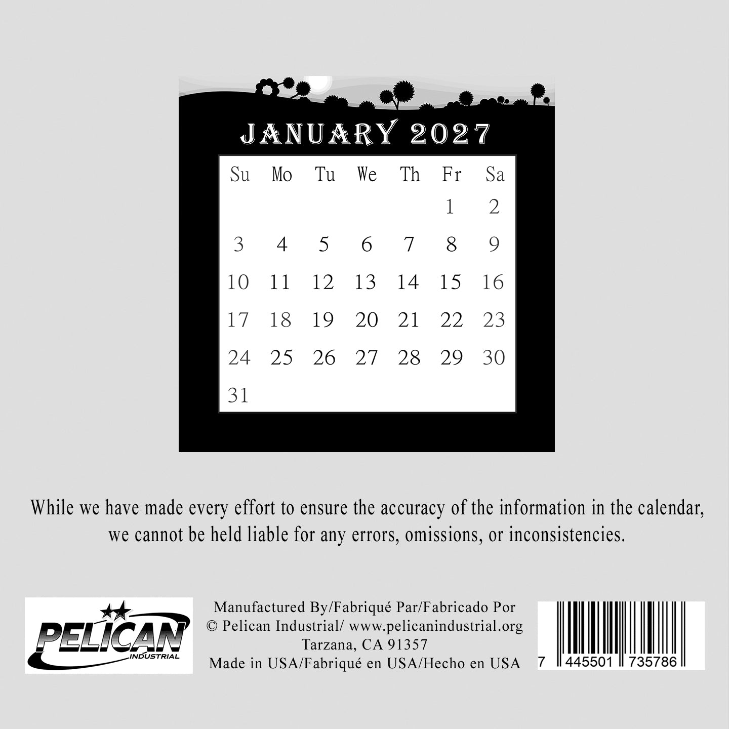 2027 CD-Style Desk Calendar 12 Months Calendar / Planner / Desk Calendar With CD Case Stand, Office Decor, Christmas Gifts (Edition #15)