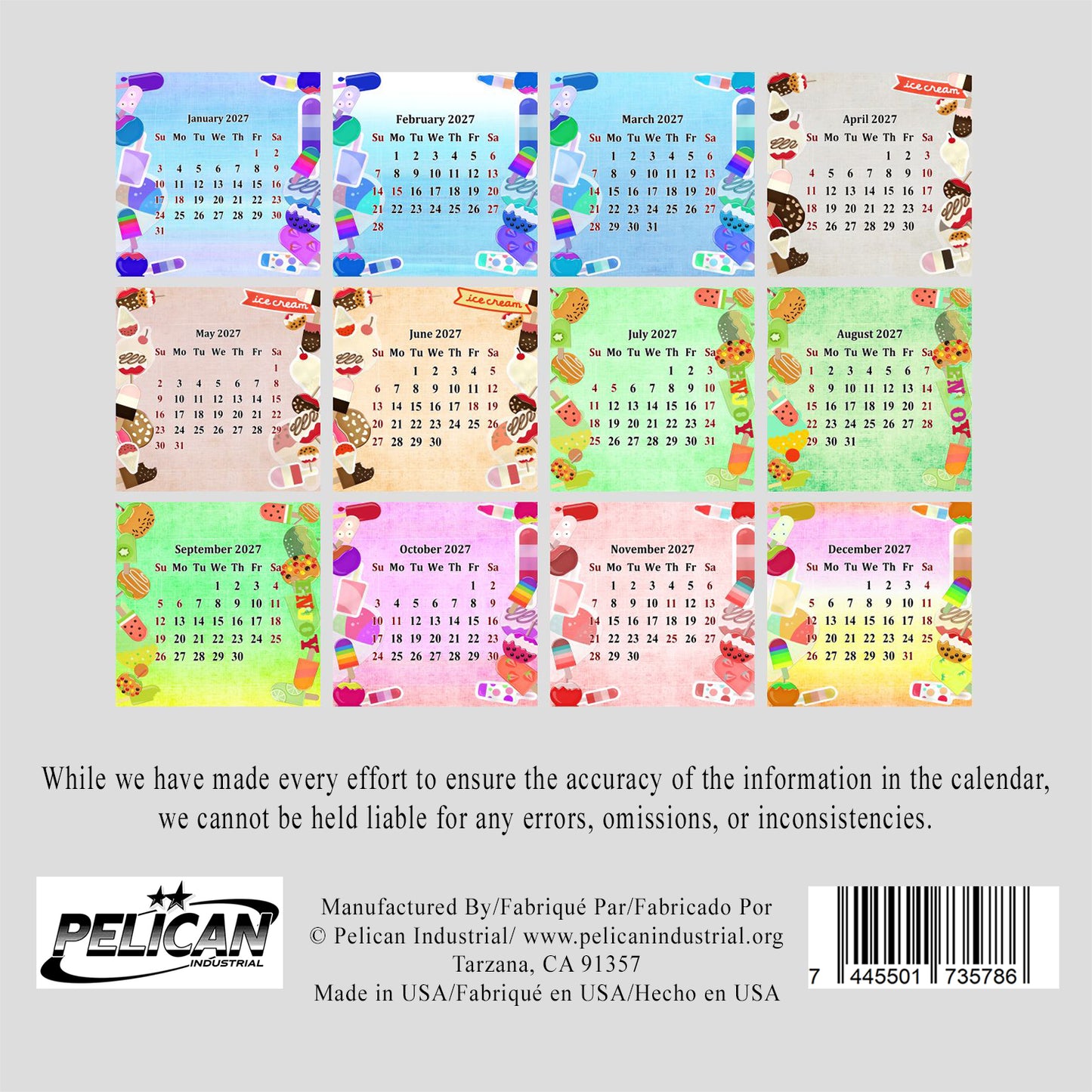 2027 CD-Style Desk Calendar 12 Months Calendar / Planner / Desk Calendar With CD Case Stand, Office Decor, Christmas Gifts (Edition #25)