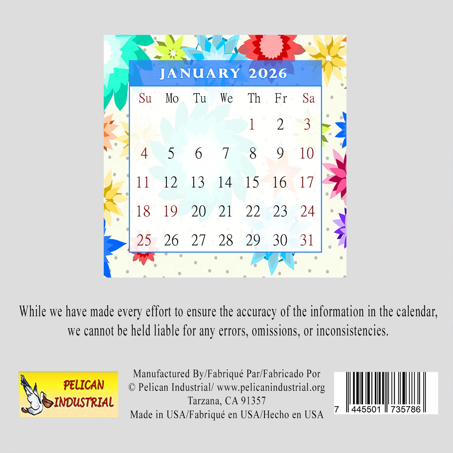 2026 CD-Style Desk Calendar 12 Months Calendar / Planner / Desk Calendar With CD Case Stand, Office Decor, Christmas Gifts (Edition #01)