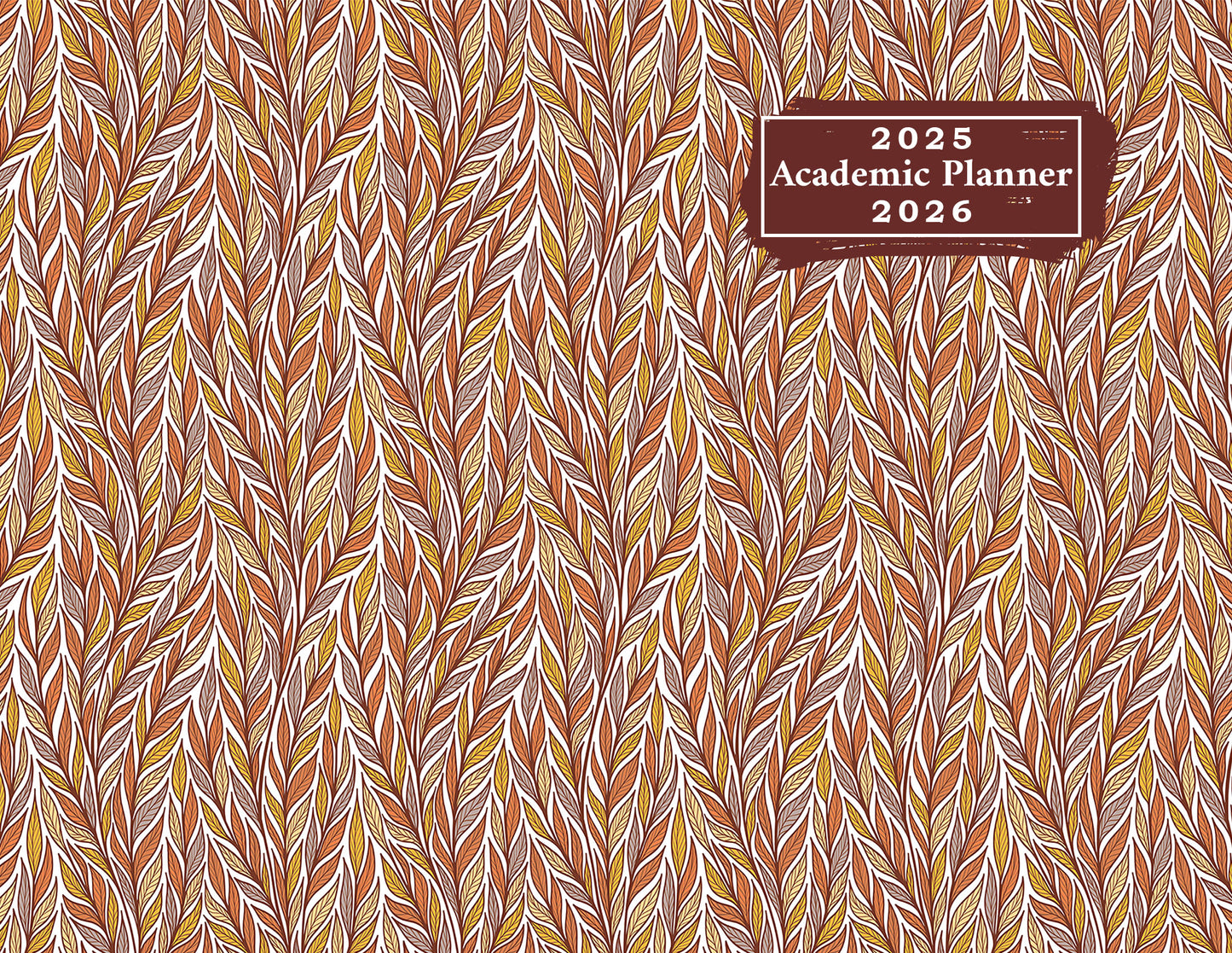 2025-2026 Student Academic Planner Calendar - School College Weekly Agenda #015