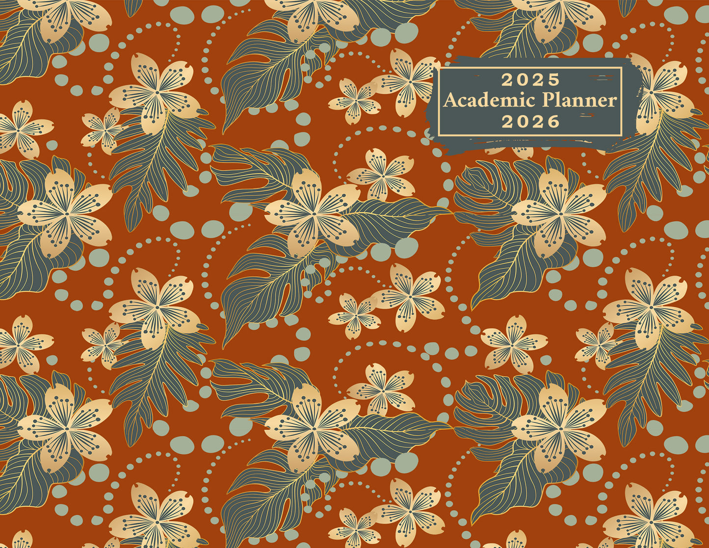 2025-2026 Student Academic Planner Calendar - School College Weekly Agenda #016