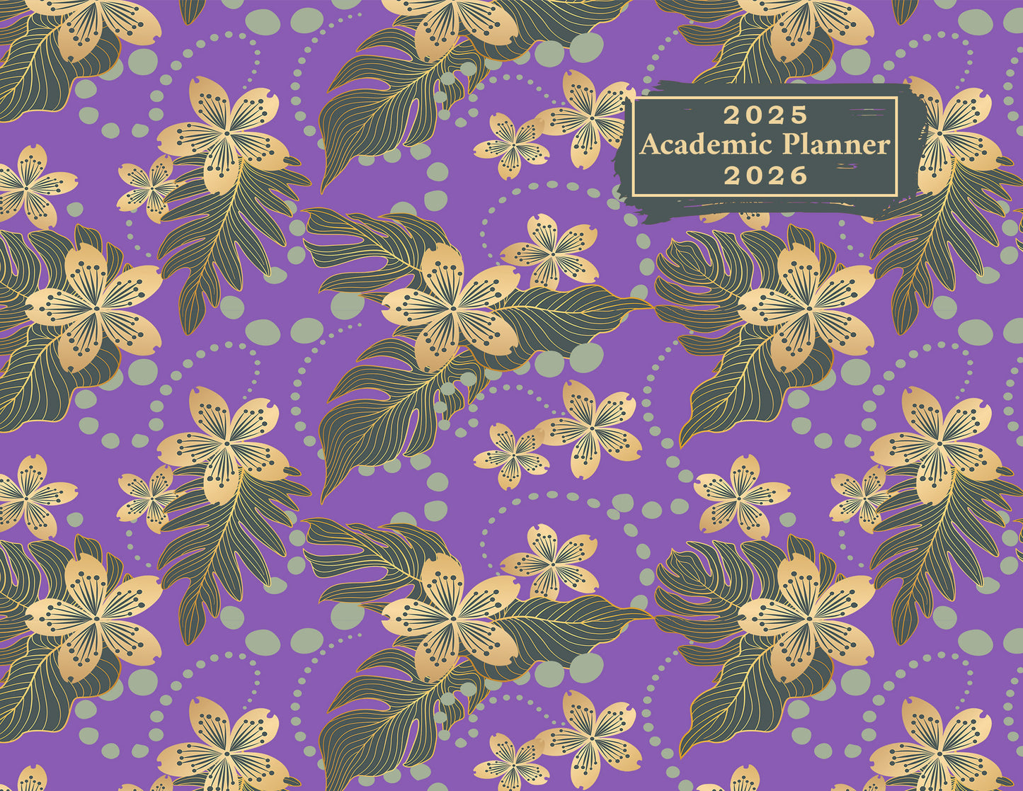 2025-2026 Student Academic Planner Calendar - School College Weekly Agenda #017